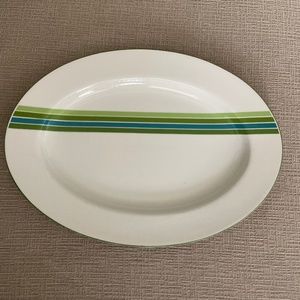 ABC Collection By Dianne Fine Porcelain Oval Platters, Made in Japan.